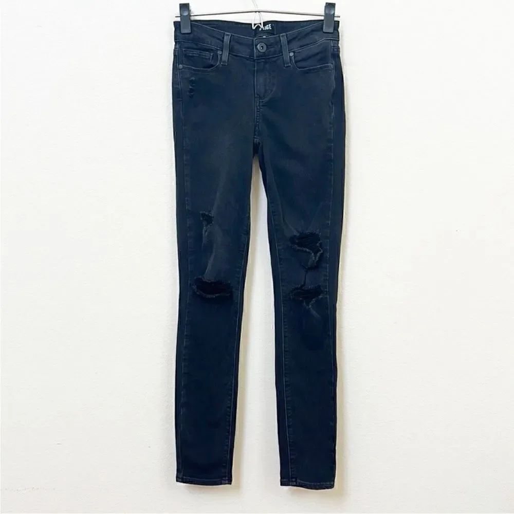 PAIGE Verdugo Ankle Distressed Jeans